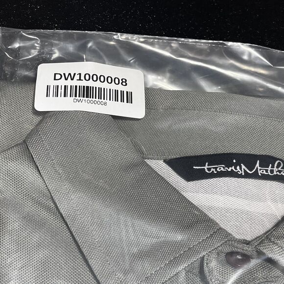 Travis Mathew Polo Shirt Mens Small Gray Royal Links Golf Club Thriller 2010 - Picture 15 of 15